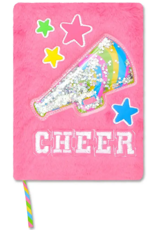 Pink Fuzzy Cheer Journal