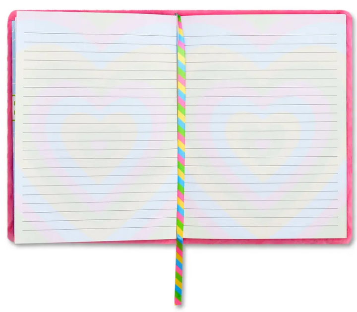 Pink Fuzzy Cheer Journal