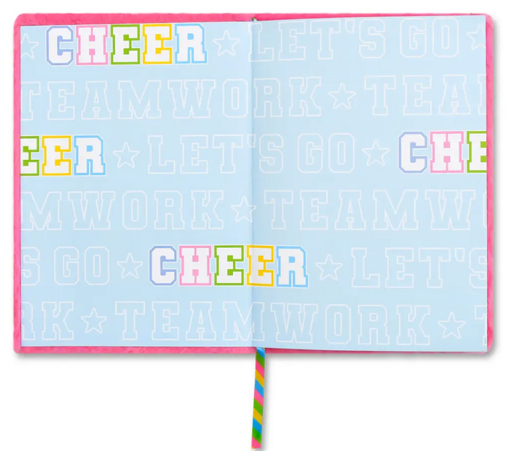 Pink Fuzzy Cheer Journal