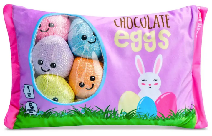 Easter Eggs Candy Interactive Plush Pillow