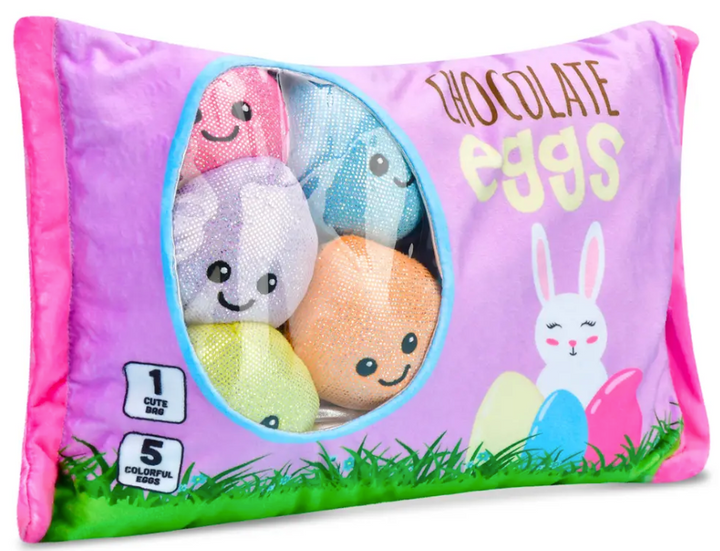 Easter Eggs Candy Interactive Plush Pillow