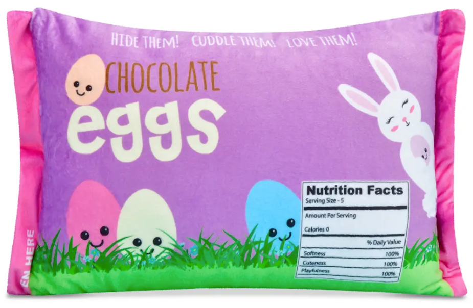 Easter Eggs Candy Interactive Plush Pillow