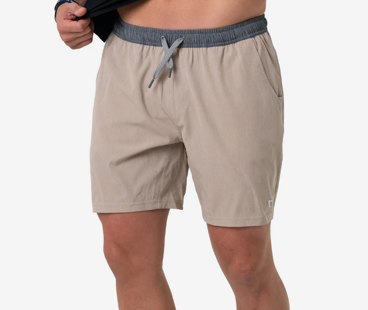 Men's Athletic Short - Heather Khaki - Venado Camo Liner - Burlebo