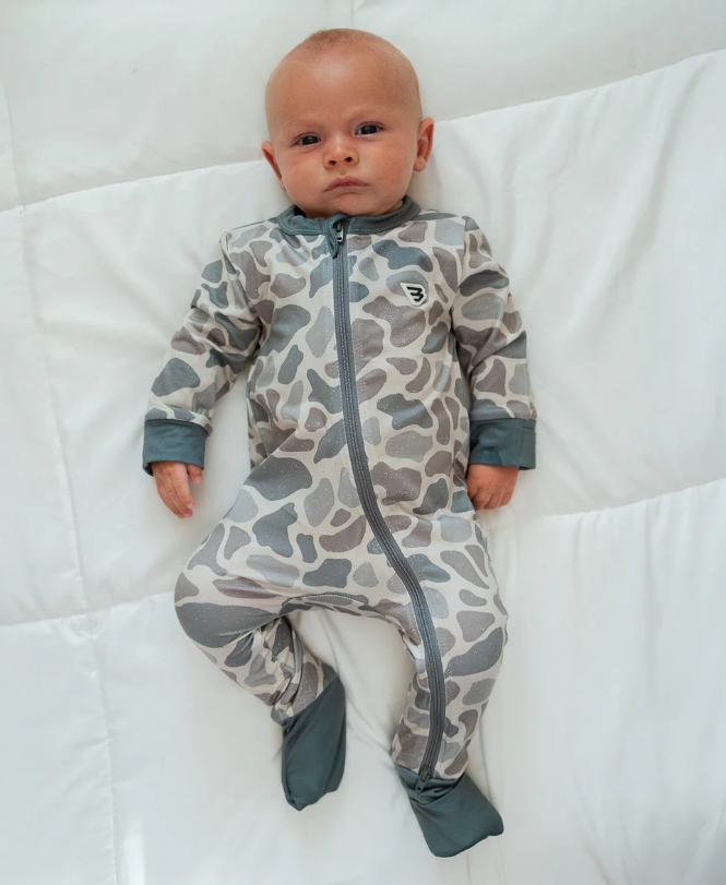 Baby Zip Up - Classic Deer Camo - Burlebo