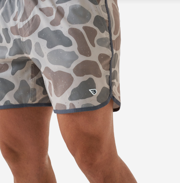 Jumbo Deer Camo Swim Trunks - Burlebo