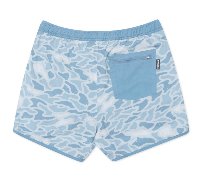 Blue Camo Swim Trunks - Burlebo