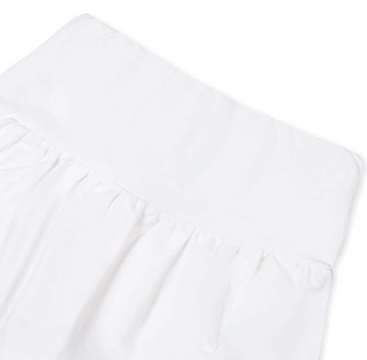 White Organic French Terry Skort - Hope & Henry