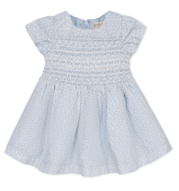 Linen Smocked Puff Sleeve Dress - Hope & Henry