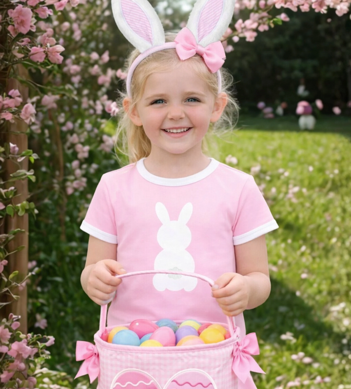Pink Cottontail T-Shirt - Bits & Bows