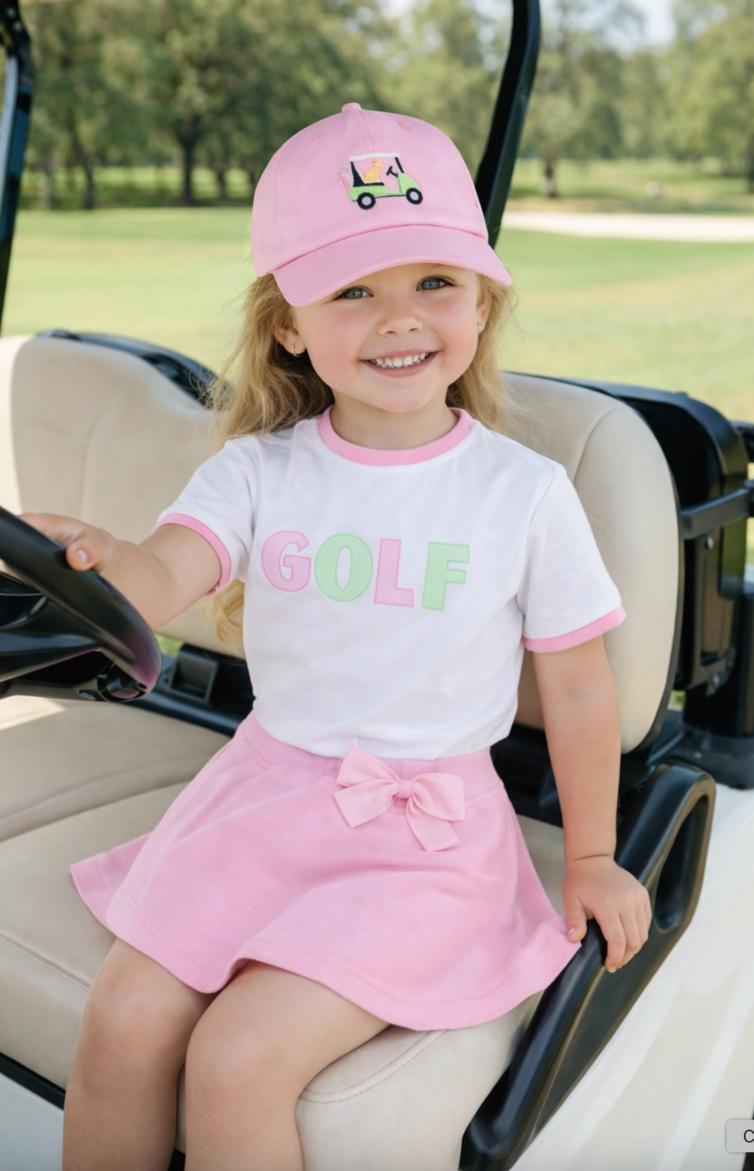 Signature Pink Bow Skort - Bits & Bows