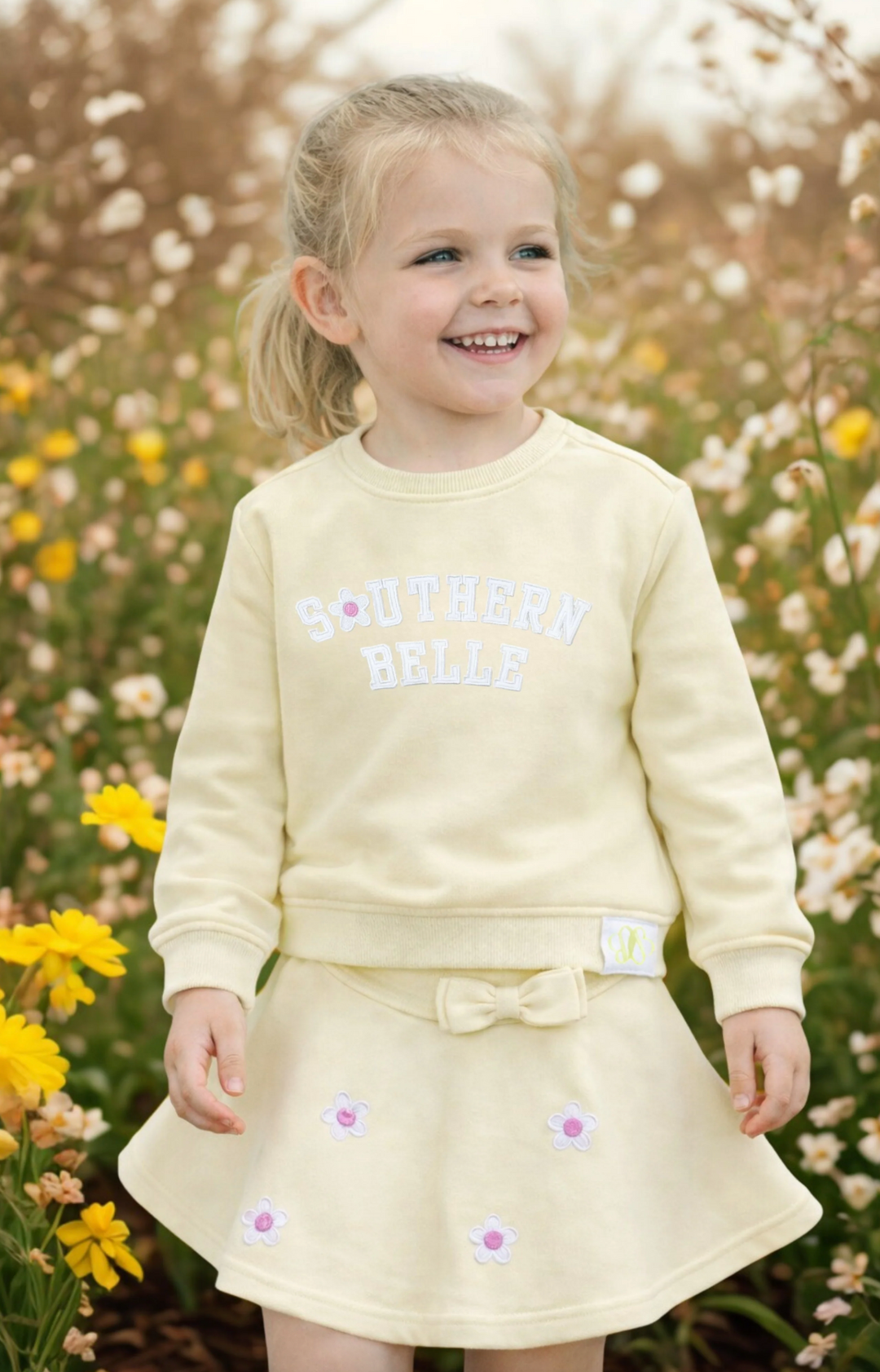 Daisy Bow Skort - Bit & Bows