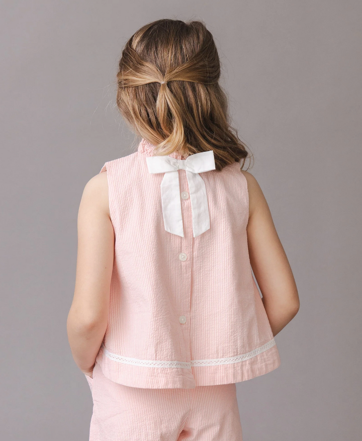 Girls Seersucker Short Set - Hope & Henry