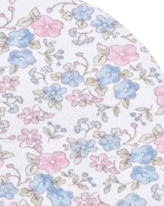 Tiny Floral Zipper Footie - Baby Club Chic