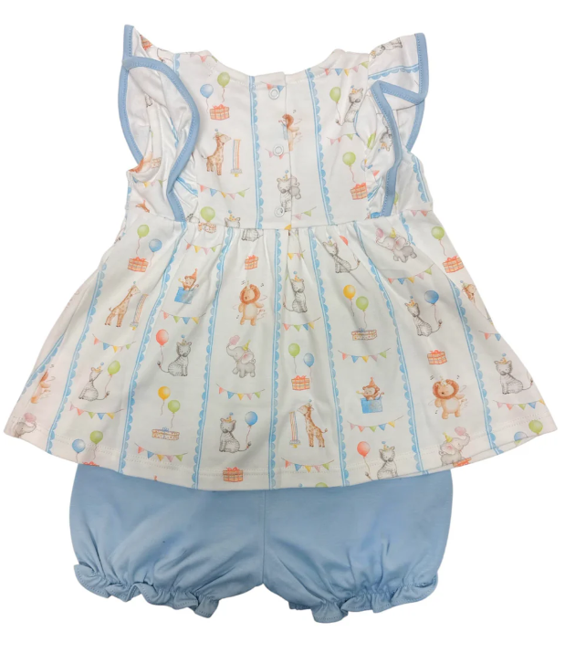 Girls Party Animals Bloomer Set - Baby Club Chic