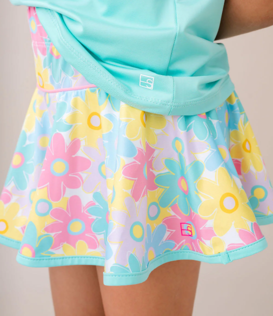 Summer Floral Performance Skort - Set Athletics