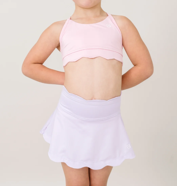 Petal Purple Scallop Skort - Set Athletics