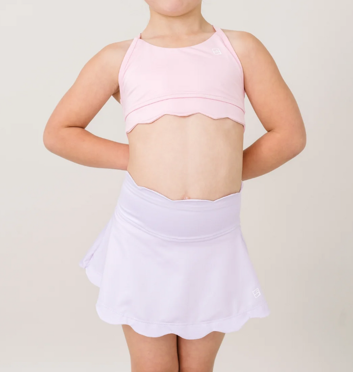 Petal Purple Scallop Skort - Set Athletics
