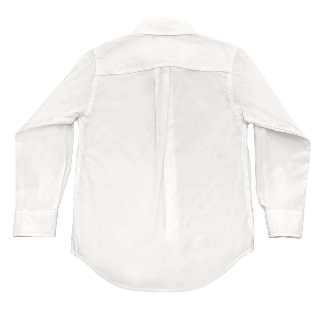 White Seersucker Oxford Shirt - Saltwater Boys