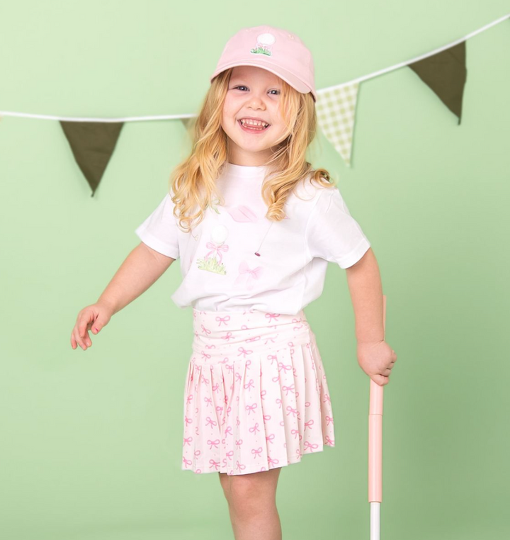 Girls Pink Golf Hat - Sweet Wink