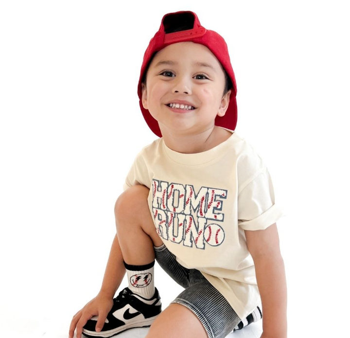 Baseball Home Run Tee - Sweet Wink