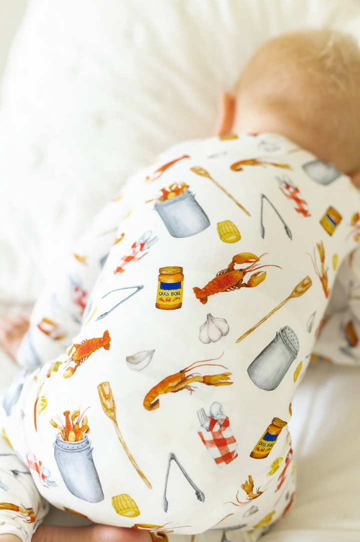 Crawfish Boil Double Zipper Bamboo Sleeper - Southern Slumber