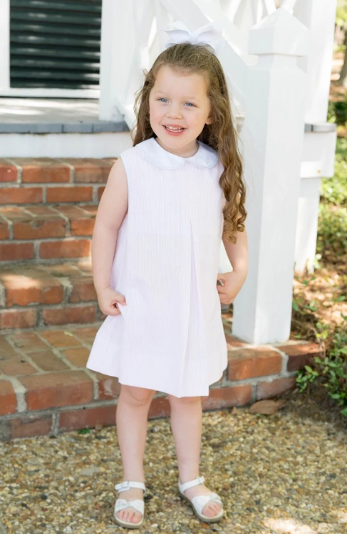 Pink Seersucker Dress - Lullaby Set
