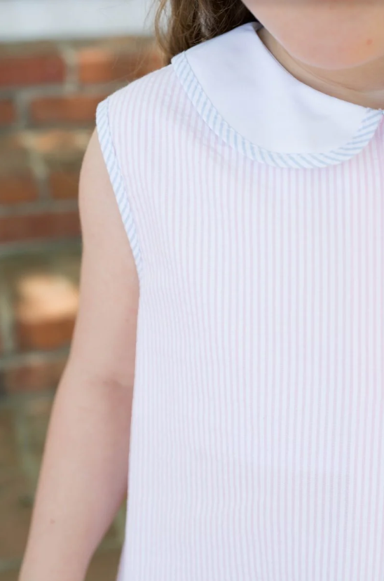 Pink Seersucker Dress - Lullaby Set