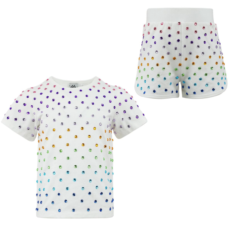 Shine Bright Gem Short Set - Lola + The Boys