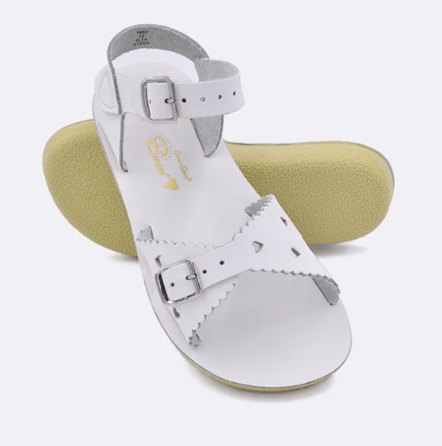 White Sun-San Sweetheart Sandals
