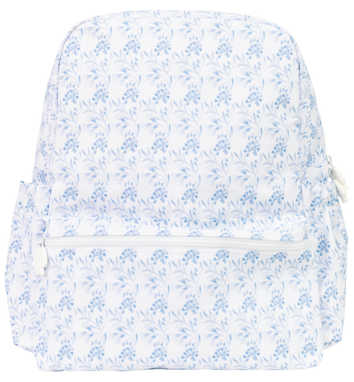 The Backpack In Navy Floral - Apple of My Isla