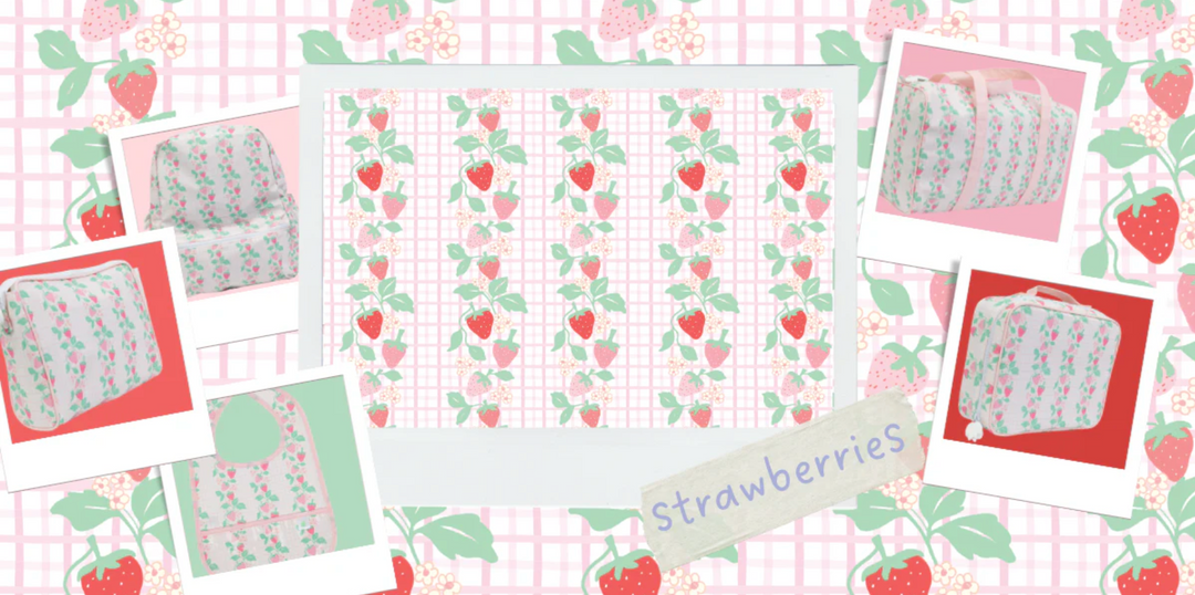 Strawberries Backpack - Apple of My Isla