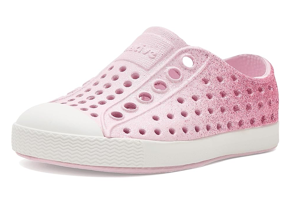 Bio Bling Ombre Pink Glitter Native Shoes