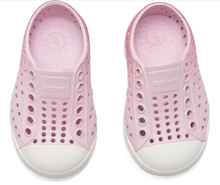 Bio Bling Ombre Pink Glitter Native Shoes