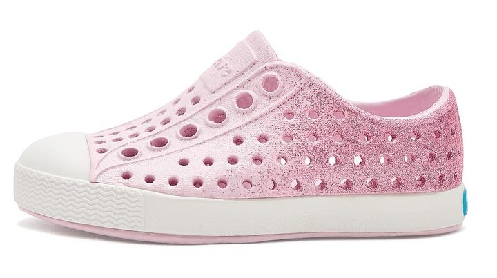 Bio Bling Ombre Pink Glitter Native Shoes