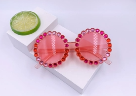 Girls Rhinestone Frame Sunglasses