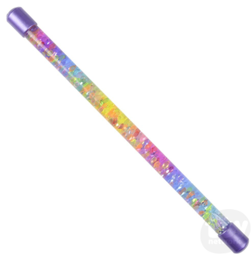 Glitter Water Baton Toy 12"