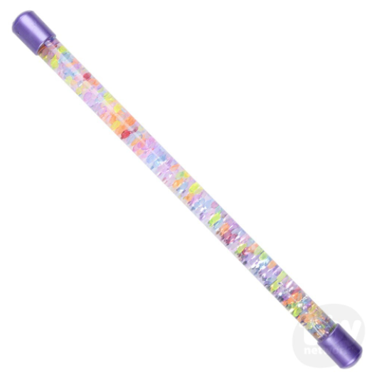 Glitter Water Baton Toy 12"