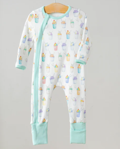 Snoballs Pajama Romper - Nola Tawk
