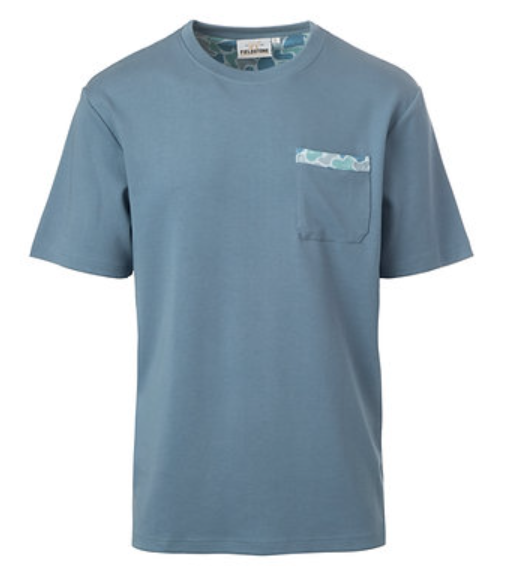 Boys Saltwater Camo Pocket Tee - Fieldstone
