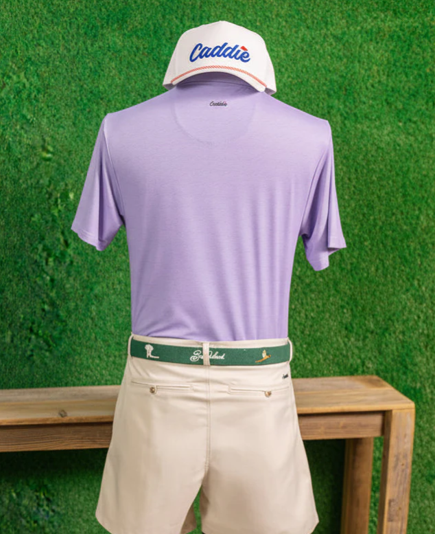 Purple Wave Performance Golf Polo - Caddie