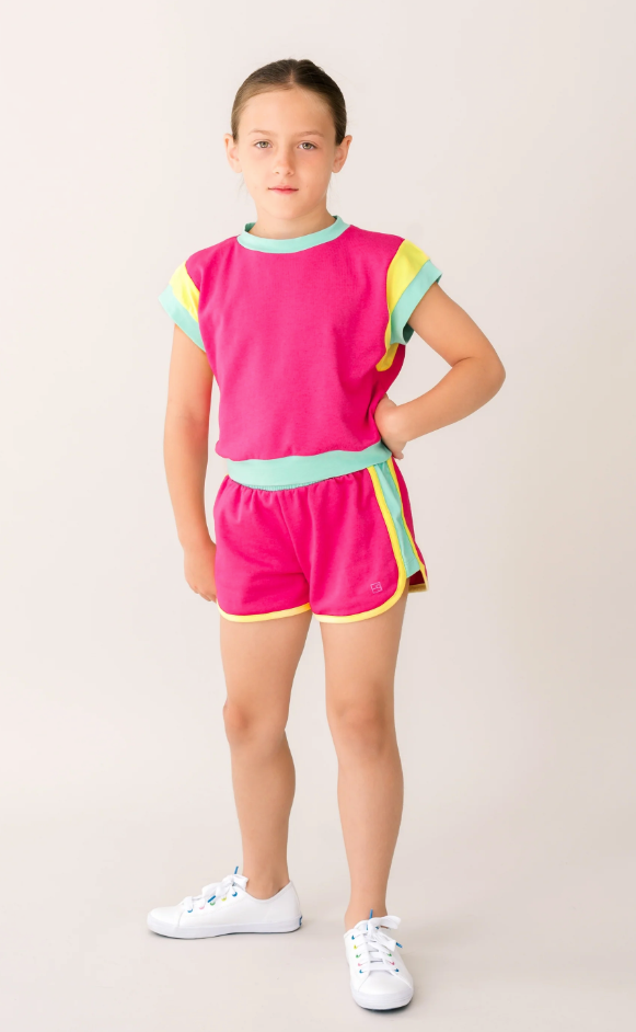 Hot Pink Ellie Everyday Short Set - Set Athletics