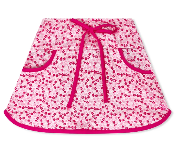 Pink Florals Performance Skort - Set Athletics