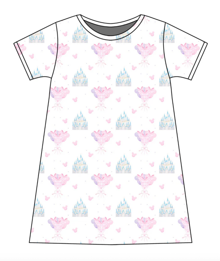 Charlotte Play Dress Pink House of Mouse - Three Little Ducks