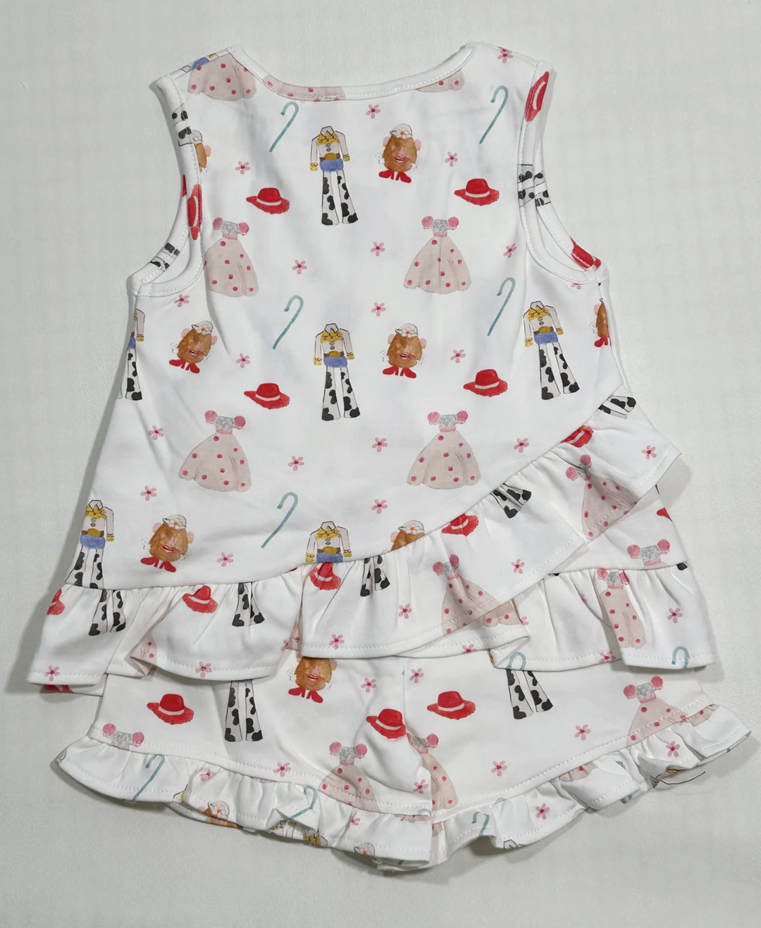 Pima Luxe: Toy Story Girls Short Set - Three Little Ducks
