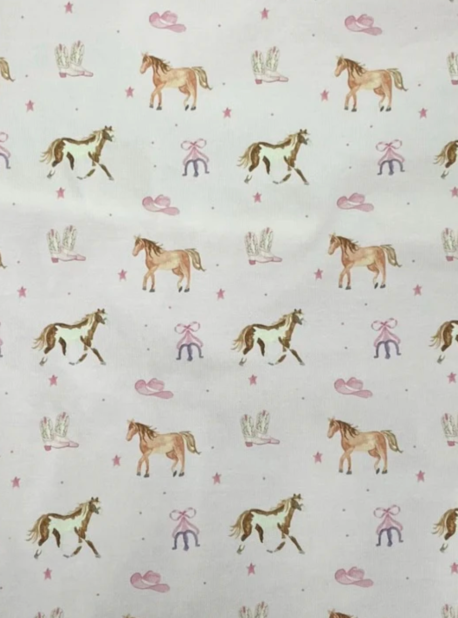 Sweet Pink Stables Bloomer Set - Three Little Ducks