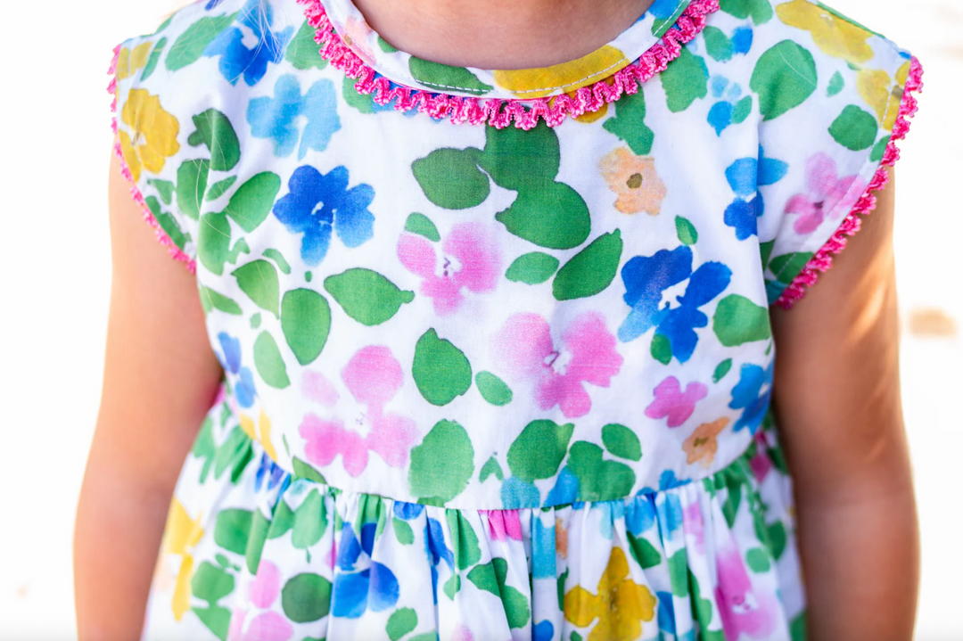 Watercolor Floral Dress - Maddie & Connor