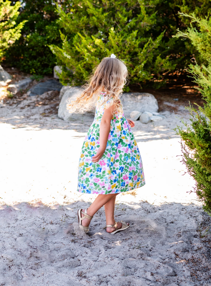 Watercolor Floral Dress - Maddie & Connor