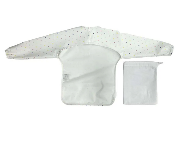 Rainbow Hearts Long Sleeve Toddler Bib - TRVL