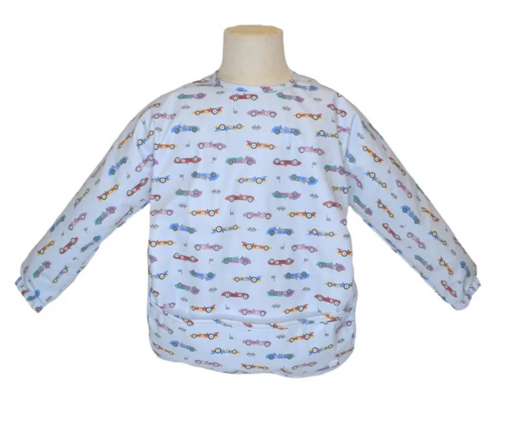 Race Car Print Toddler Bib - TRVL