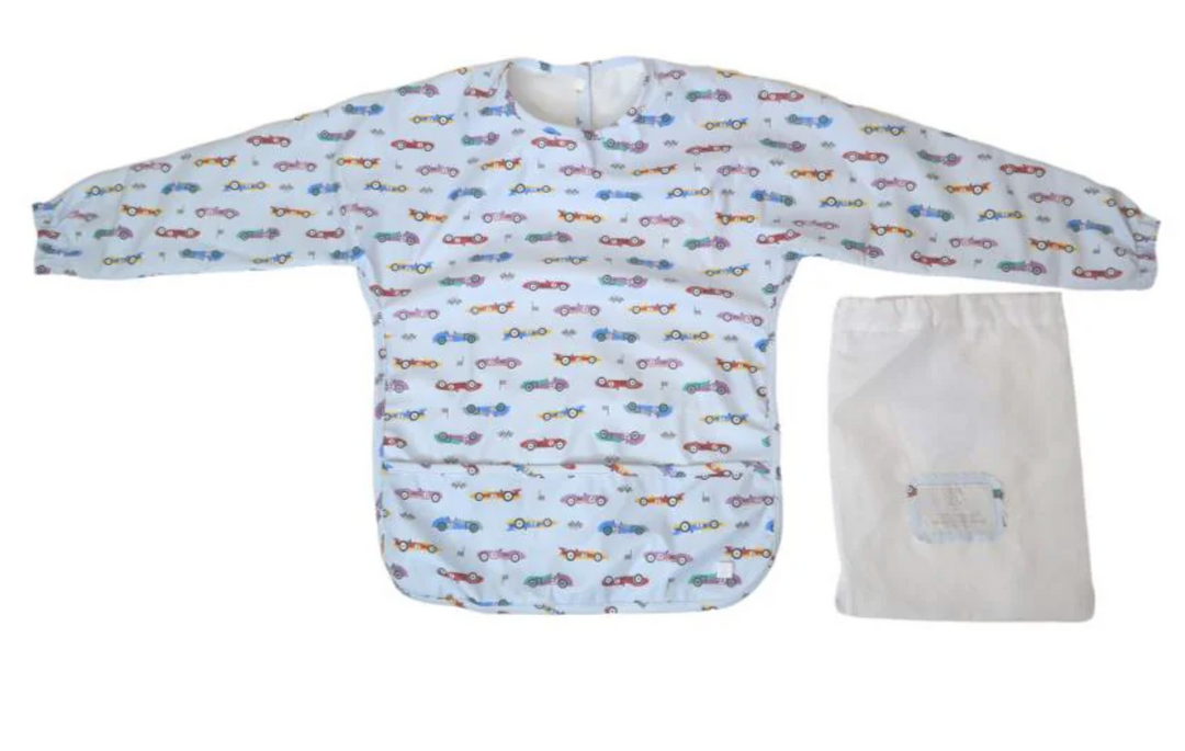 Race Car Print Toddler Bib - TRVL